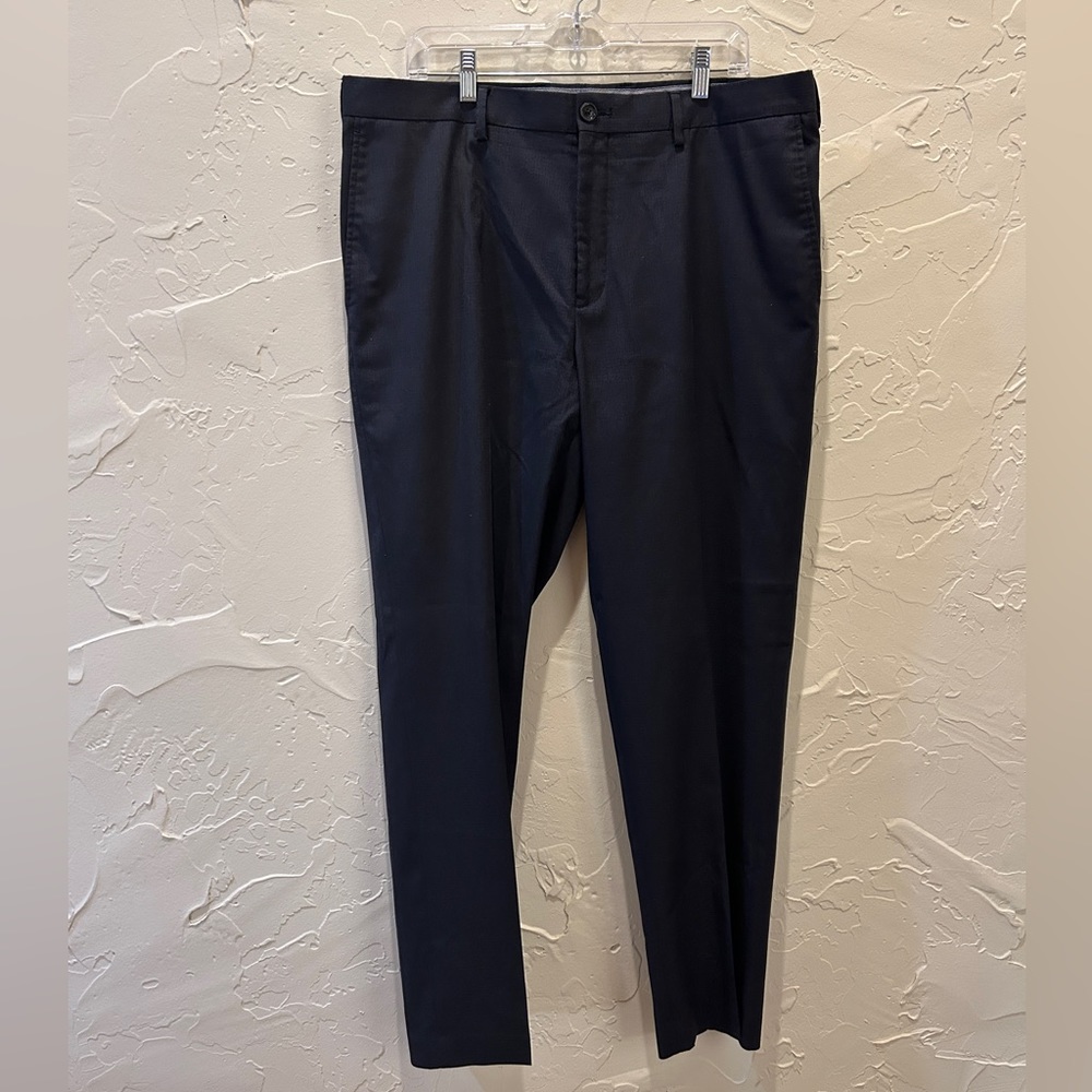 Hart Schaffner Marx Flat Front Navy Men’s Dress Pants Size 38x32